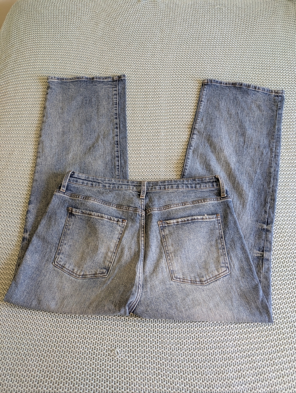 KUT Sienna Wide Leg Hi-Rise Jeans Sz 14 - Picture 8 of 12